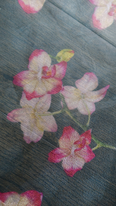 Floral Voile Dupatta - New