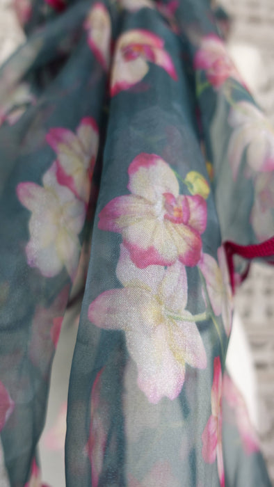 Floral Voile Dupatta - New