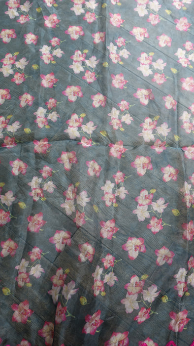 Floral Voile Dupatta - New
