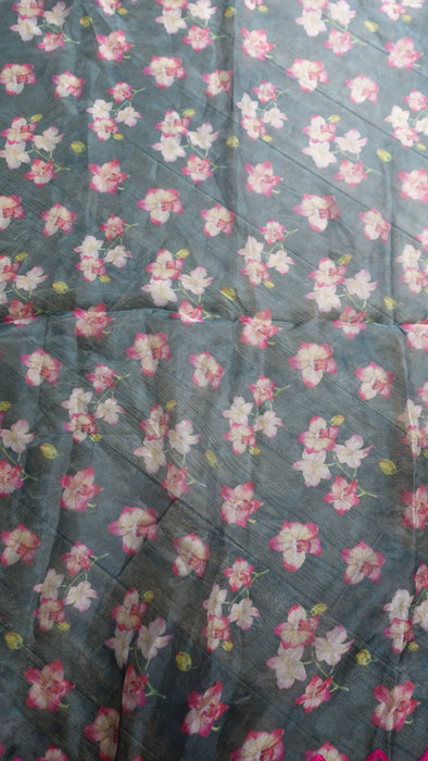 Floral Voile Dupatta - New