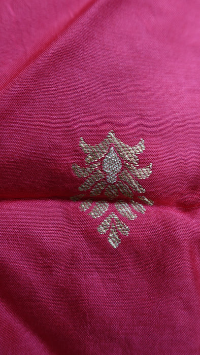 Pink Red Silk Blend Dupatta - New