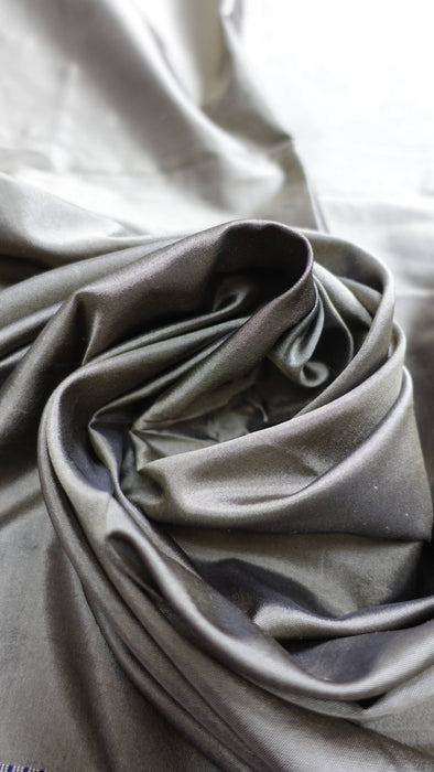 Khaki Green And Blue Vintage Silk Dupatta - New