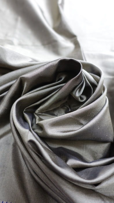 Khaki Green And Blue Vintage Silk Dupatta - New