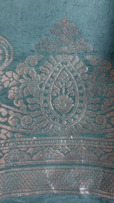 Green Silk Soft Dupatta - New