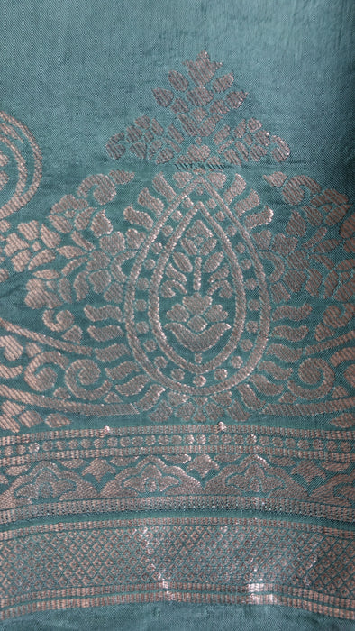 Green Silk Soft Dupatta - New