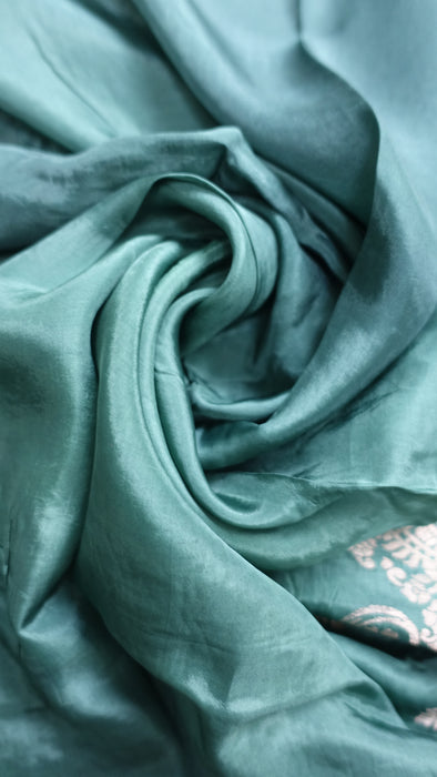 Green Silk Soft Dupatta - New