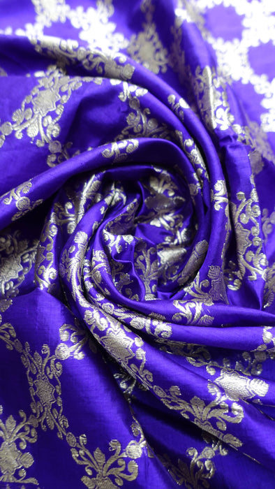 Purple Silk Vintage Shawl - New