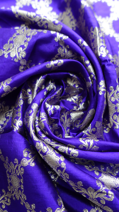 Purple Silk Vintage Shawl - New