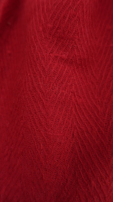 Red Angora Wool Scarf