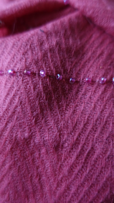 Dusky Pink Angora Wool Scarf