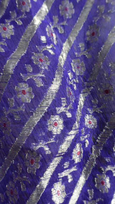 Purple Vintage Silk Voile Dupatta- New
