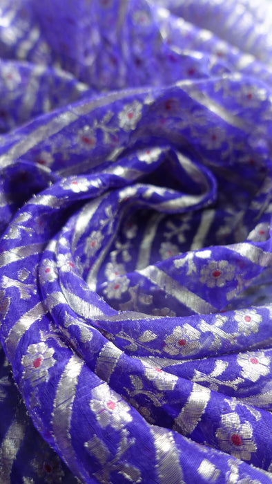 Purple Vintage Silk Voile Dupatta- New
