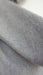 Extra large grey wool shawl – close-up of the embellishment