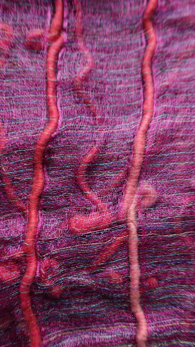 Loose Weave Silk Slub Hands And Looms Scarf - Multiple Colours Available