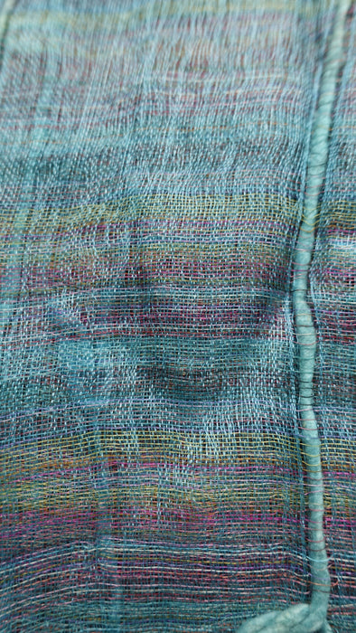 Loose Weave Silk Slub Hands And Looms Scarf - Multiple Colours Available