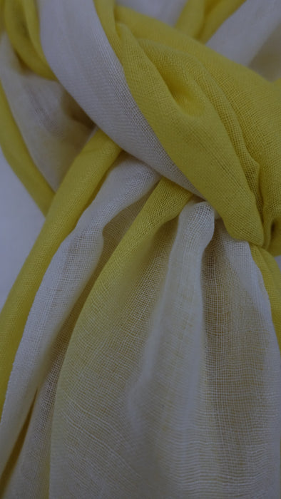 Lightweight Cream Cotton Scarf - Multiple Colours