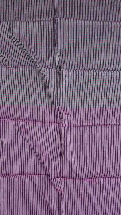 Pink And Purple Handloom Stripe Cotton Scarf