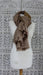 Brown Kashmiri pure wool shawl with gold thread embroidery