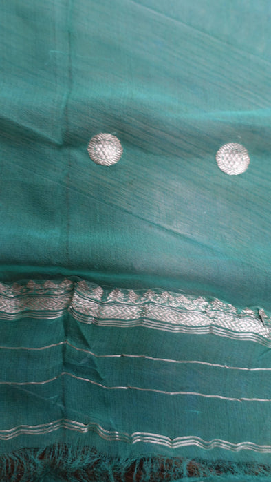 Jade Banarsi Chiffon Dupatta - New