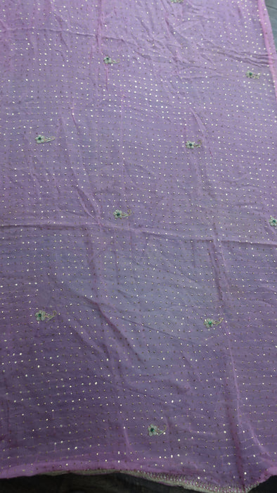 Baby Pink Vintage Zardosi Wedding Dupatta - Preloved