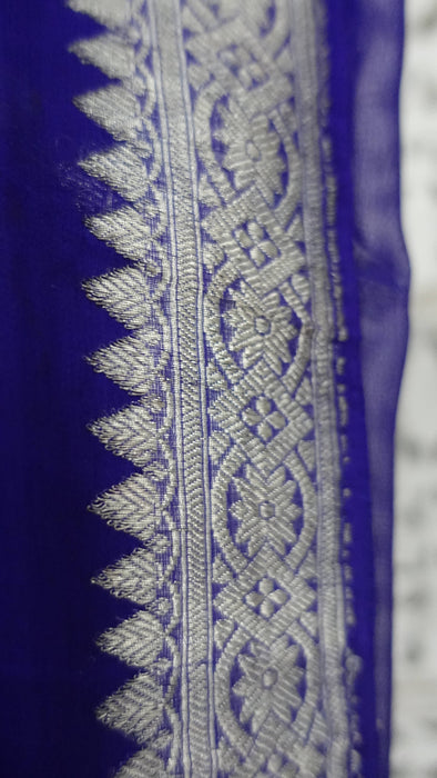 Purple Banarsi Chiffon - New