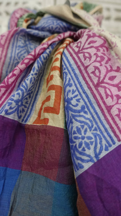 Colourful Cotton Printed Scarf - New
