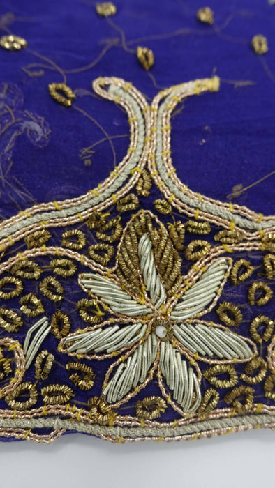 Purple Vintage Wedding Dupatta - Preloved