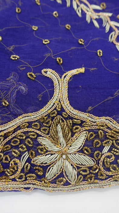 Purple Vintage Wedding Dupatta - Preloved