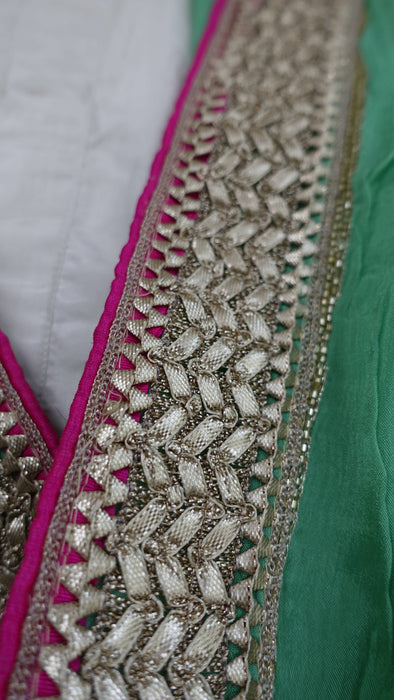 Jade Green Crushed Dupatta - New