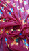 Red chiffon phulkari dupatta – border detail