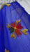 Purple blue phulkari dupatta – full length view