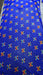 Purple blue phulkari dupatta – close-up of the embellishment