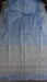 Baby blue vintage silk voile large dupatta – pattern detail