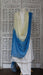Cream and blue vintage chiffon dupatta