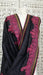 Black tissue silk paisley embroidered dupatta – close-up of the embellishment