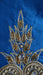 Blue pure silk vintage dupatta – reverse side