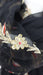 Black vintage embellished dupatta – pattern detail