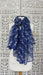 Navy and silver vintage dupatta