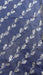 Navy and silver vintage dupatta – reverse side
