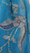 Peacock blue vintage embellished dupatta – close-up of the embellishment