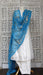 Peacock blue vintage embellished dupatta