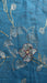 Peacock blue vintage embellished dupatta – corner detail