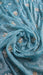 Aqua blue silk diamante trimmed dupatta – shown draped