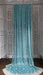 Aqua blue silk diamante trimmed dupatta – close-up of the embellishment