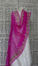 Hot pink and silver embellished vintage dupatta – full length view
