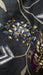 Charcoal chanderi silk dupatta – shown draped