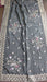 Charcoal chanderi silk dupatta – fabric and colour detail