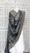Charcoal chanderi silk dupatta – full length view