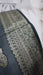 Dark green chiffon dupatta with woven gold thread – pattern detail