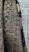 Black circular woven voile dupatta – reverse side
